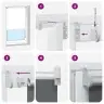 Rullo Žalūzija Blackout Pelēks 140X210Cm Auduma Platums 136,6Cm Vidaxl Rullo Žalūzija Blackout Pelēks 140X210Cm Auduma Platums 136,6Cm Vidaxl