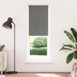 Rullo Žalūzija Pelēks 70X230Cm Auduma Platums 65,7Cm Poliesters Vidaxl