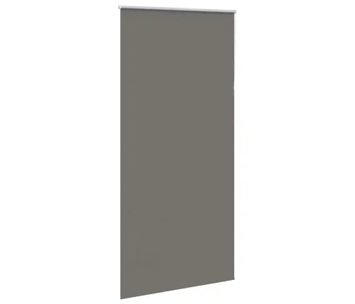 Rullo Žalūzija Pelēks 90X230Cm Auduma Platums 85,7Cm Poliesters Vidaxl