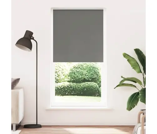 Rullo Žalūzija Pelēks 110X230 Cm Auduma Platums 105,7 Cm Vidaxl