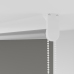 Rullo Žalūzija Blackout Pelēks 130X230Cm Auduma Platums 126,6Cm Vidaxl
