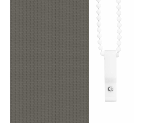Rullo Žalūzija Blackout Pelēks 130X230Cm Auduma Platums 126,6Cm Vidaxl