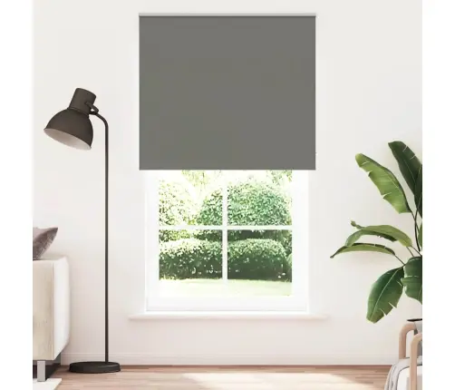 Rullo Žalūzija Blackout Pelēks 135X230Cm Auduma Platums 131,6Cm Vidaxl