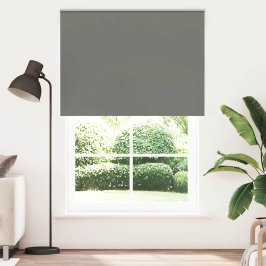Rullo Žalūzija Blackout Pelēks 155X230Cm Auduma Platums 151,6Cm Vidaxl