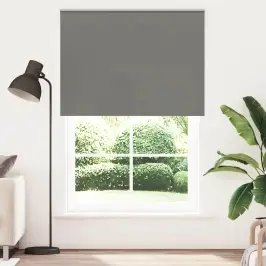 Rullo Žalūzija Blackout Pelēks 155X230Cm Auduma Platums 151,6Cm Vidaxl