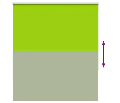 Roletas Smėlio Lapai Žali 130X150 Cm Audinio Plotis 126,6 Cm