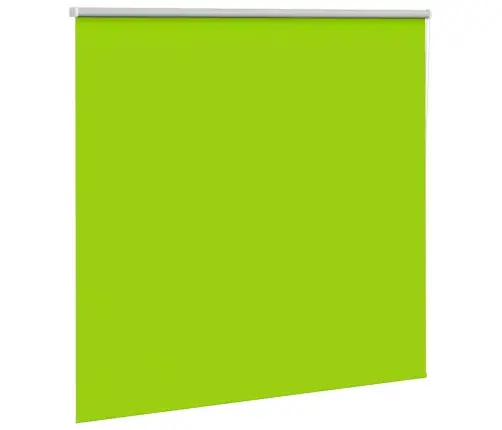 Rullo Žalūzija Blackout Lapas Zaļas 160X150Cm Auduma Platums Vidaxl