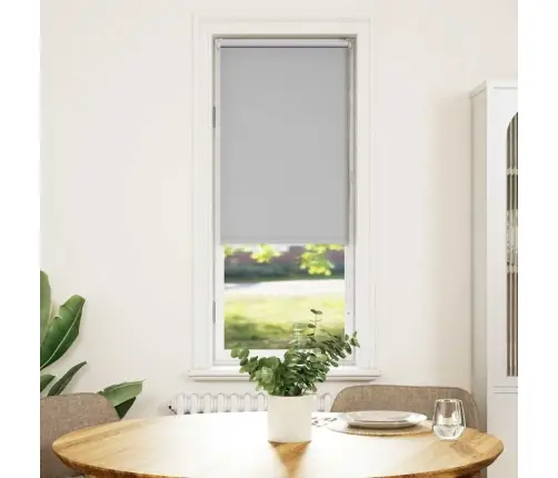 Rullo Žalūzija Gaiši Pelēks 45X130Cm Auduma Platums 40,7Cm Vidaxl