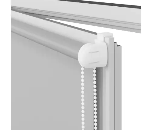 Rullo Žalūzija Gaiši Pelēks 105X130 Cm Auduma Platums 100,7 Cm Vidaxl