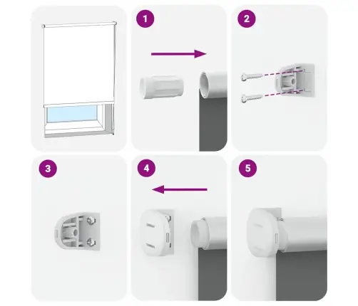 Rullo Žalūzija Blackout Gaiši Pelēks 45X150 Cm Auduma Platums Vidaxl