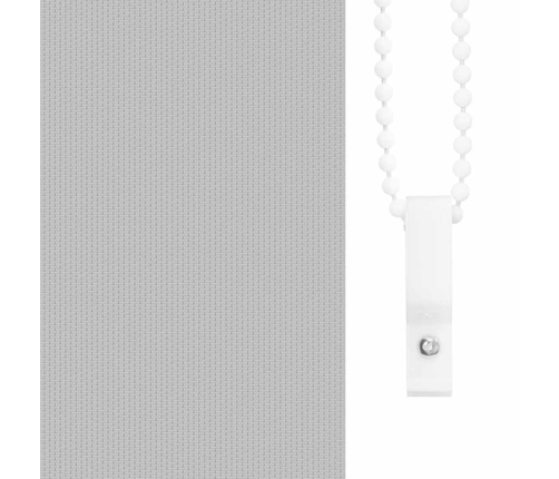 Rullo Žalūzija Blackout Gaiši Pelēks 140X210Cm Auduma Platums Vidaxl