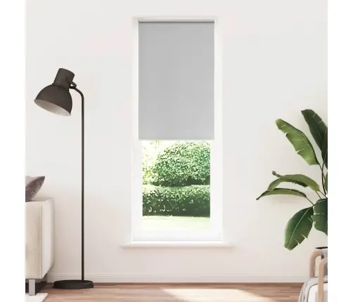 Rullo Žalūzija Gaiši Pelēks 80X230 Cm Auduma Platums 75,7 Cm Vidaxl