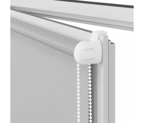 Rullo Žalūzija Gaiši Pelēks 90X230 Cm Auduma Platums 85,7 Cm Vidaxl