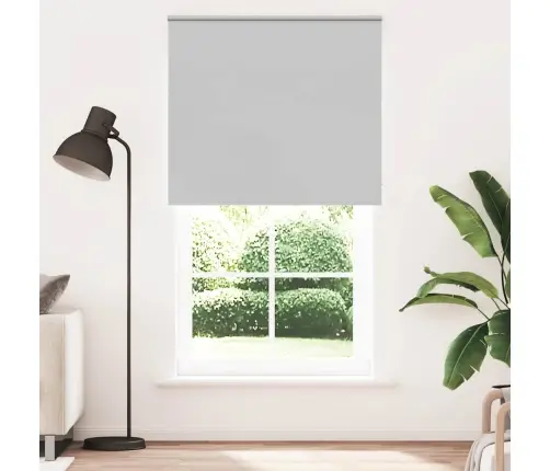 Rullo Žalūzija Gaiši Pelēks 130X230 Cm Auduma Platums 126,6 Cm Vidaxl