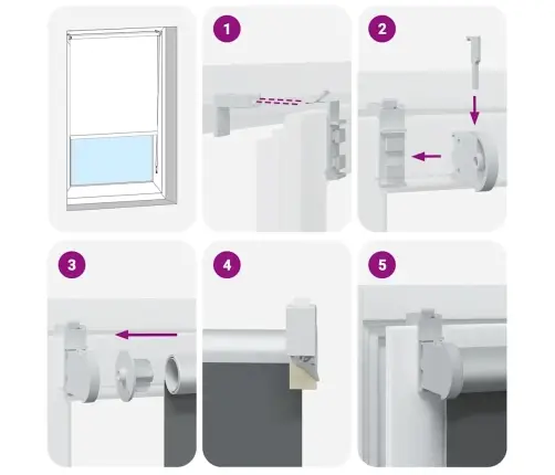 Roletas Šviesiai Pilka 150X230 Cm Audinio Plotis 146,6Cm