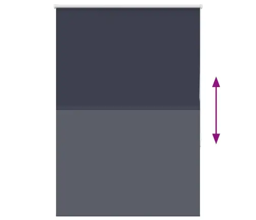 Rullo Žalūzija Tumši Zils 115X150 Cm Auduma Platums 110,7 Cm Vidaxl