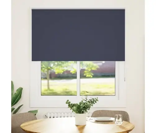 Rullo Žalūzija Tumši Zils 140X175 Cm Auduma Platums 136,6 Cm Vidaxl