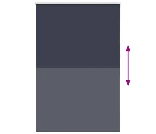 Roletas Tamsiai Mėlynos 165X210 Cm Audinio Plotis 161,6 Cm