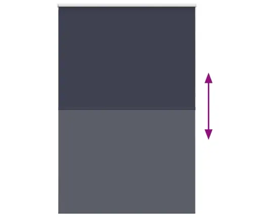 Rullo Žalūzija Tumši Zils 155X230 Cm Auduma Platums 151,6 Cm Vidaxl