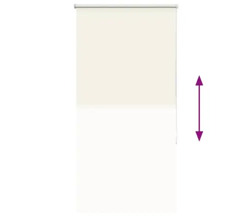 Roletas Balsvos 65X130 Cm Audinio Plotis 60,7 Cm Poliesteris