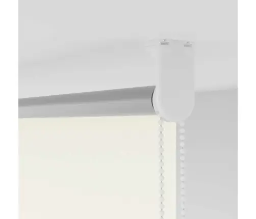 Rullo Žalūzija Pelēkbalti 140X130 Cm Auduma Platums 136,6 Cm Vidaxl