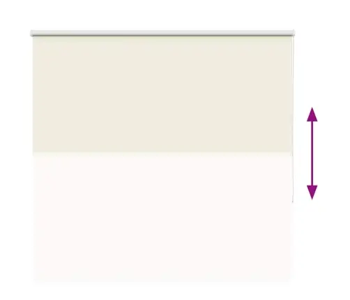 Roletas Balsvos 150X130 Cm Audinio Plotis 146,6 Cm Poliesteris