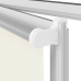 Rullo Žalūzija Pelēkbalti 125X210 Cm Auduma Platums 121,6 Cm Vidaxl