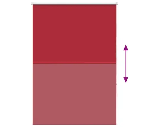 Rullo Žalūzija Sarkans 90X150 Cm Auduma Platums 85,7 Cm Vidaxl