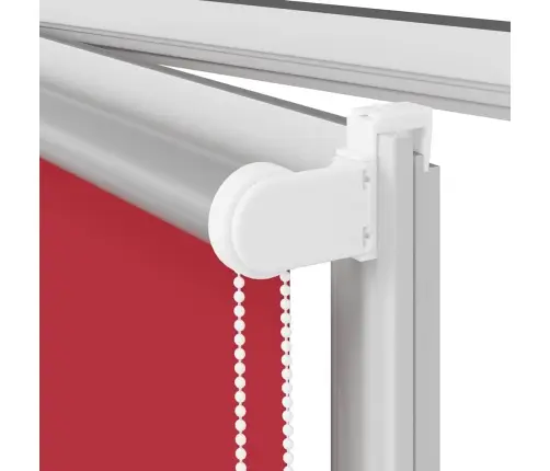 Rullo Žalūzija Sarkans 125X150 Cm Auduma Platums 121,6 Cm Vidaxl