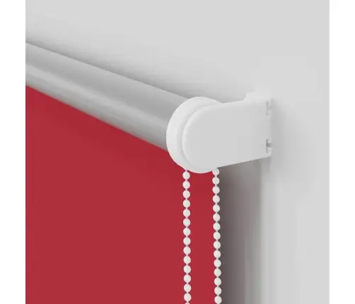 Rullo Žalūzija Sarkans 125X150 Cm Auduma Platums 121,6 Cm Vidaxl