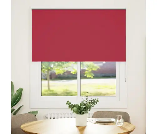 Rullo Žalūzija Sarkans 125X150 Cm Auduma Platums 121,6 Cm Vidaxl
