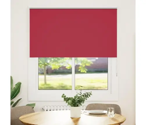 Rullo Žalūzija Sarkans 130X150 Cm Auduma Platums 126,6 Cm Vidaxl