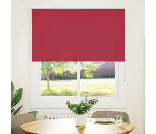 Roletas Raudona 140X150 Cm Audinio Plotis 136,6 Cm Poliesteris