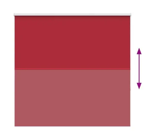 Rullo Žalūzija Sarkans 145X150 Cm Auduma Platums 141,6 Cm Vidaxl