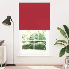 Rullo Žalūzija Sarkans 120X230 Cm Auduma Platums 116,6 Cm Vidaxl