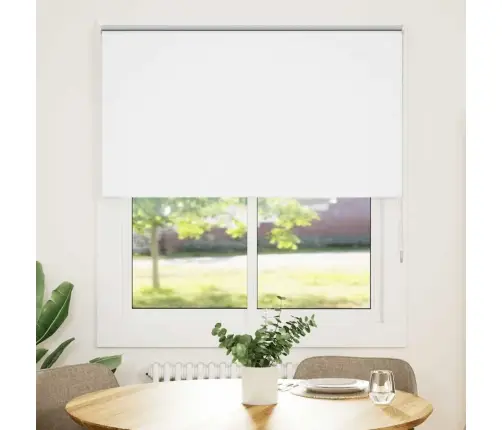 Rullo Žalūzija Balta 125X130 Cm Auduma Platums 121,6 Cm Vidaxl