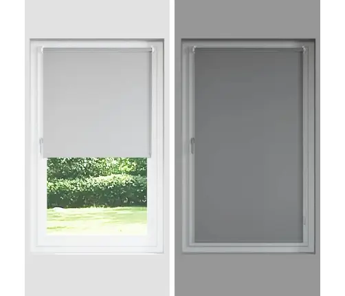 Rullo Žalūzija Balta 135X130 Cm Auduma Platums 131,6 Cm Vidaxl