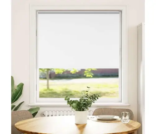 Rullo Žalūzija Balta 115X150 Cm Auduma Platums 110,7 Cm Vidaxl