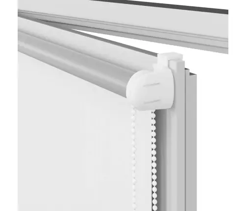 Naktinis Roletas Baltos Spalvos 40X210 Cm Audinio Plotis 35,7Cm