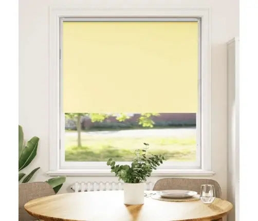 Rullo Žalūzija Dzeltens 115X150 Cm Auduma Platums 110,7 Cm Vidaxl