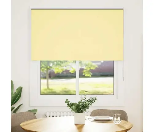 Rullo Žalūzija Dzeltens 135X150 Cm Auduma Platums 131,6 Cm Vidaxl