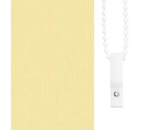 Roletas Geltona 140X150 Cm Audinio Plotis 136,6 Cm Poliesteris