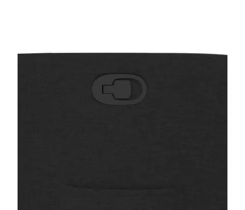 Atpūtas Krēsls, Atgāžams, Melns Audums Vidaxl