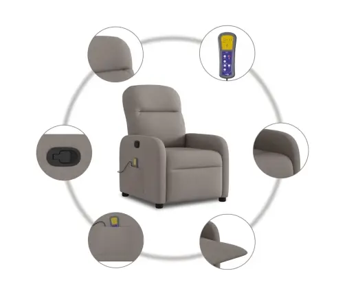 Massaažitool, Pruunikashall, Kangas