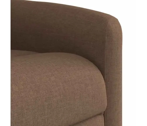 Atlošiamas Krėslas, Rudos Spalvos, Audinys