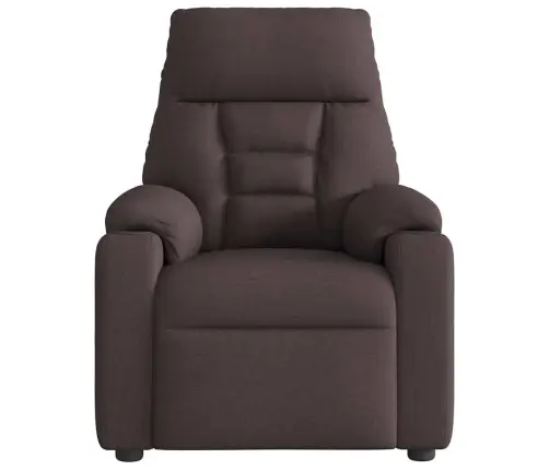 Atpūtas Krēsls, Atgāžams, Tumši Brūns Audums Vidaxl Atpūtas Krēsls, Atgāžams, Tumši Brūns Audums Vidaxl