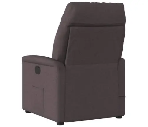 Atpūtas Krēsls, Atgāžams, Tumši Brūns Audums Vidaxl Atpūtas Krēsls, Atgāžams, Tumši Brūns Audums Vidaxl