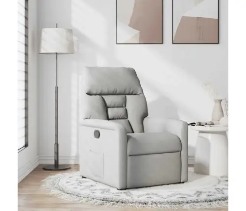 Atzveltnes Krēsls Mākonis Pelēks Audums Vidaxl