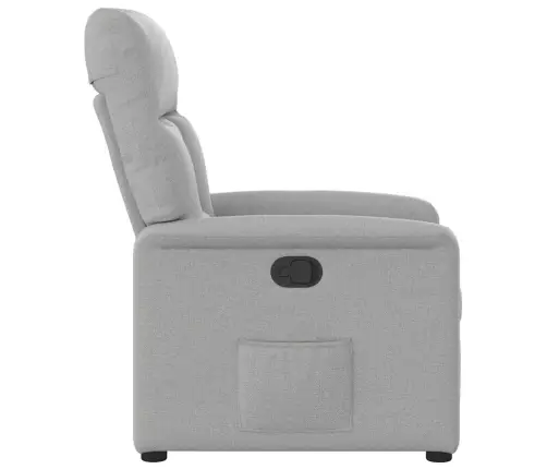 Atzveltnes Krēsls Mākonis Pelēks Audums Vidaxl