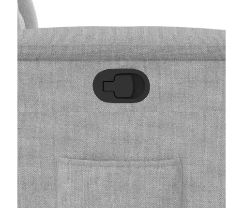 Atzveltnes Krēsls Mākonis Pelēks Audums Vidaxl